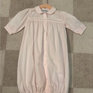 Charming smock baby gown